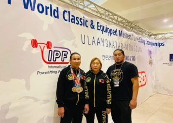 ХЭНТИЙ АЙМАГ ПАУЭРЛИФТИНГИЙН МАСТЕР АНГИЛАЛЫН ДЭЛХИЙН АВАРГЫН 4 МӨНГӨН МЕДАЛЬТАЙ БОЛЛОО