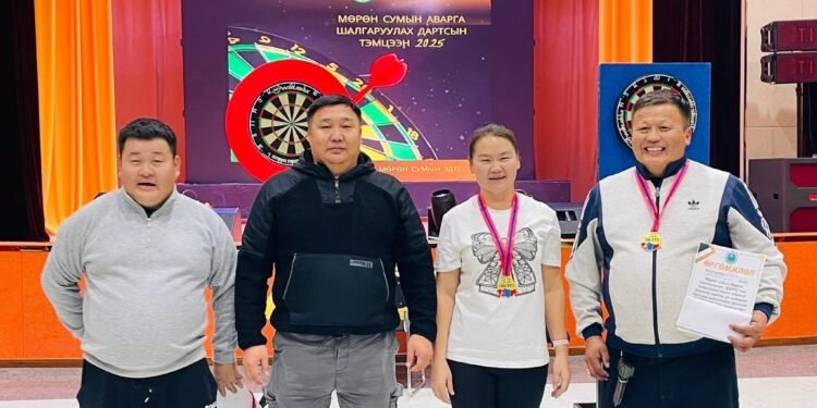 Мөрөн сум дартсын шилдгүүдээ тодруулжээ