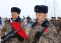 Зэвсэгт хүчний 232-р ангид 2025 оны хоёрдугаар ээлжээр хугацаат цэргийн албанд татагдсан цэргүүд тангараг өргөлөө