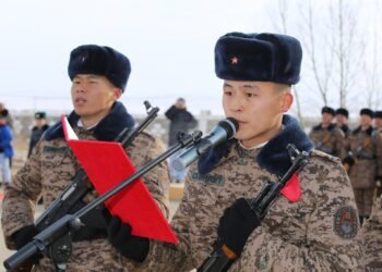 Зэвсэгт хүчний 232-р ангид 2025 оны хоёрдугаар ээлжээр хугацаат цэргийн албанд татагдсан цэргүүд тангараг өргөлөө